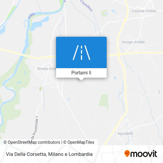 Mappa Via Della Corsetta