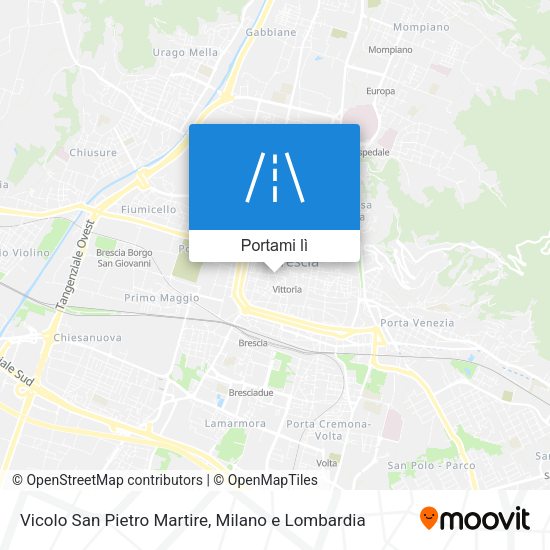 Mappa Vicolo San Pietro Martire
