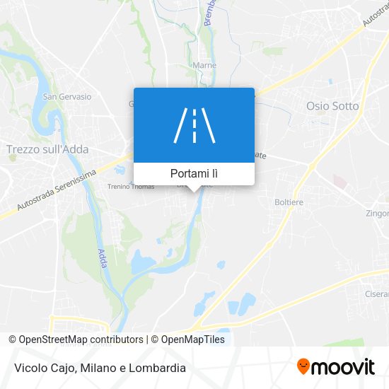Mappa Vicolo Cajo