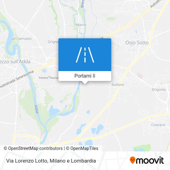Mappa Via Lorenzo Lotto