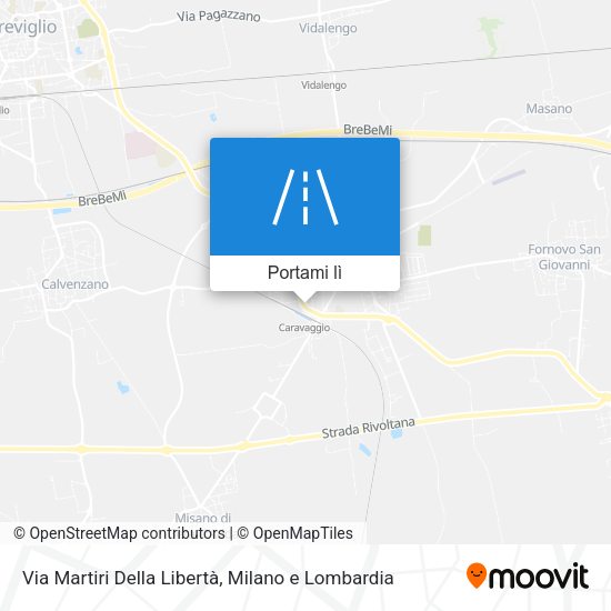 Mappa Via Martiri Della Libertà