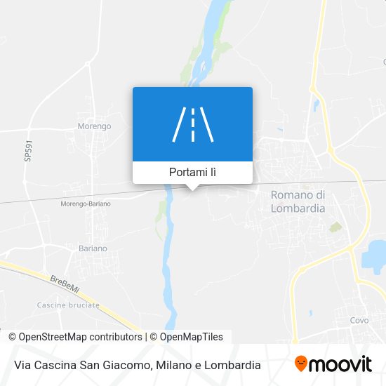Mappa Via Cascina San Giacomo