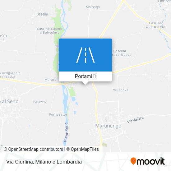 Mappa Via Ciurlina
