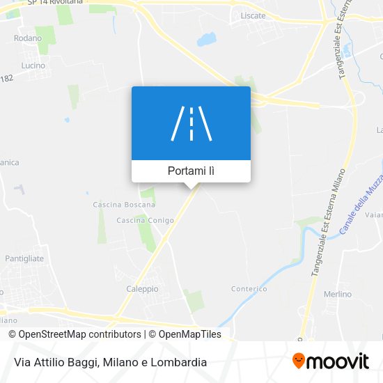 Mappa Via Attilio Baggi