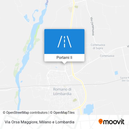 Mappa Via Orsa Maggiore