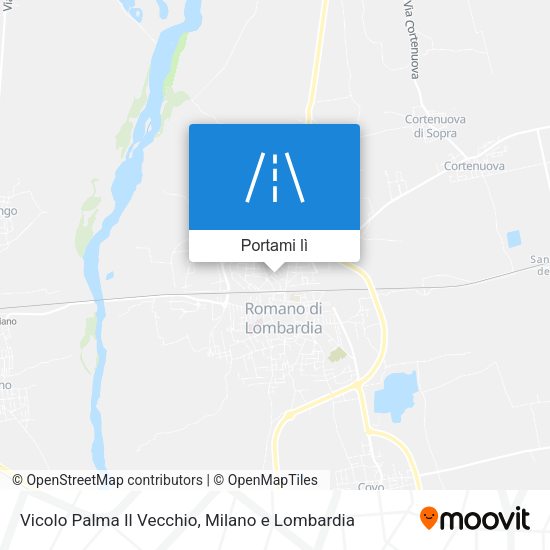 Mappa Vicolo Palma Il Vecchio