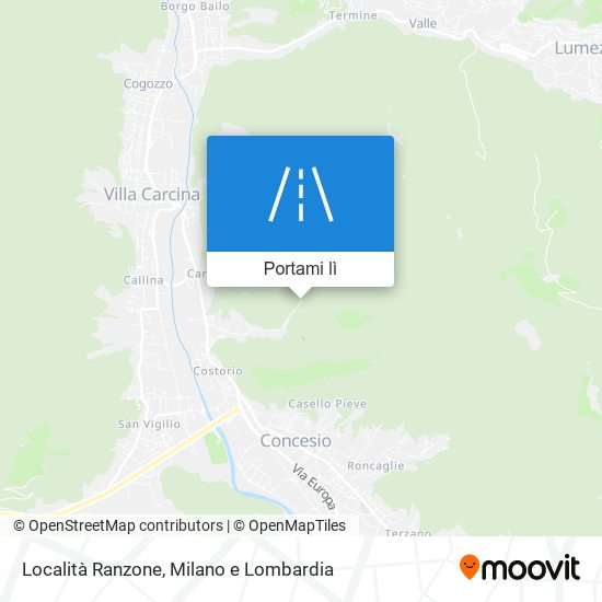 Mappa Località Ranzone