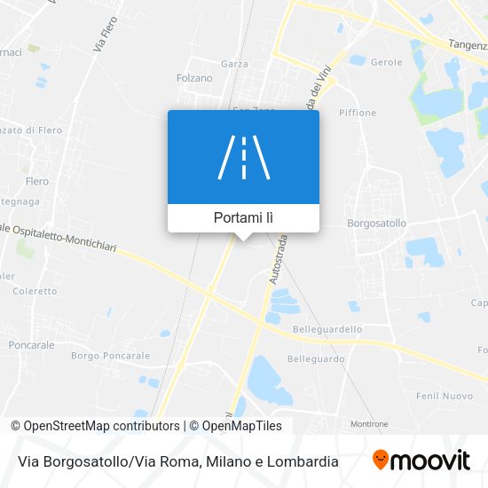 Mappa Via Borgosatollo/Via Roma