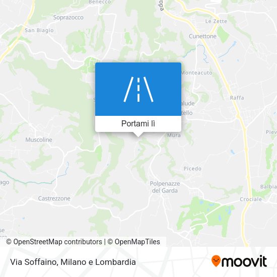 Mappa Via Soffaino
