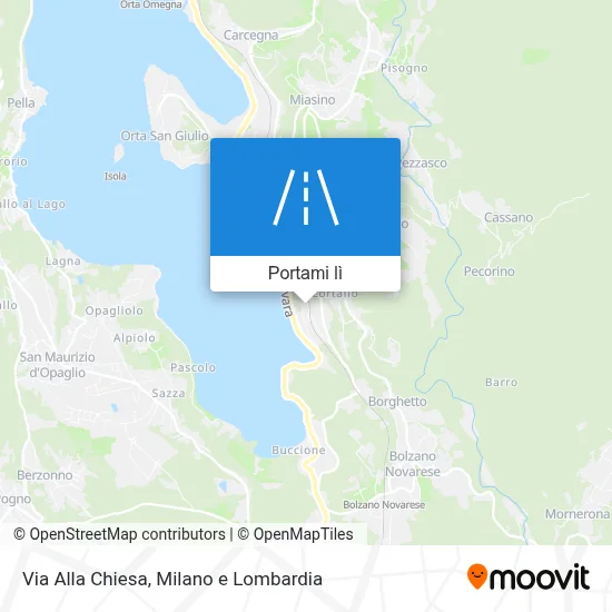 Mappa Via Alla Chiesa