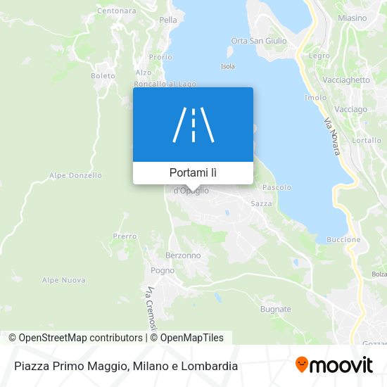 Mappa Piazza Primo Maggio