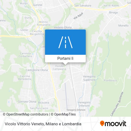 Mappa Vicolo Vittorio Veneto