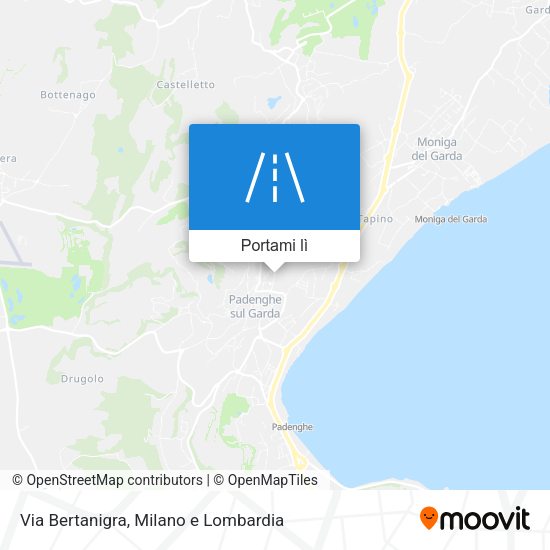 Mappa Via Bertanigra