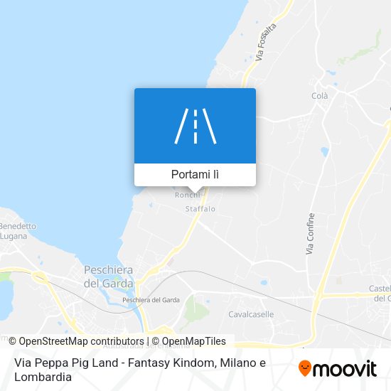 Mappa Via Peppa Pig Land - Fantasy Kindom