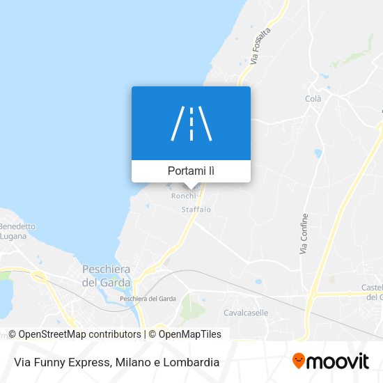 Mappa Via Funny Express