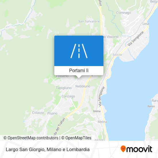 Mappa Largo San Giorgio