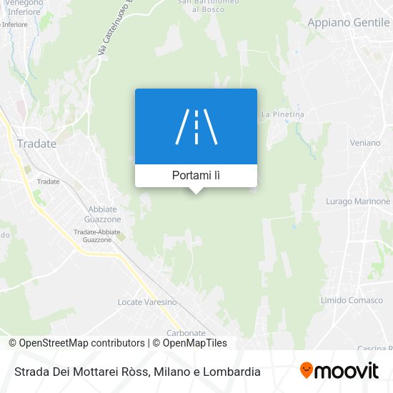 Mappa Strada Dei Mottarei Ròss