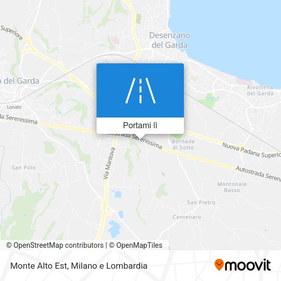 Mappa Monte Alto Est