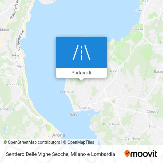 Mappa Sentiero Delle Vigne Secche