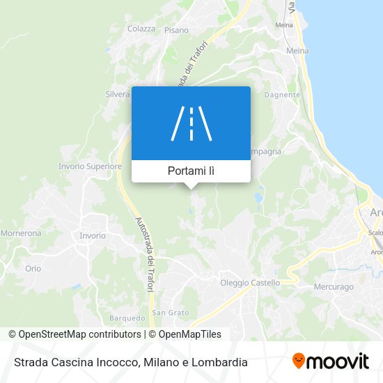 Mappa Strada Cascina Incocco