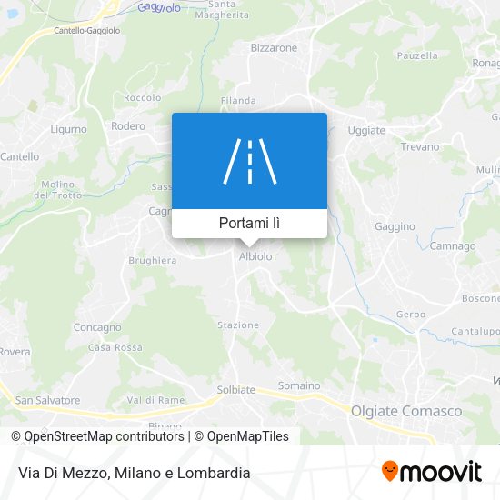 Mappa Via Di Mezzo