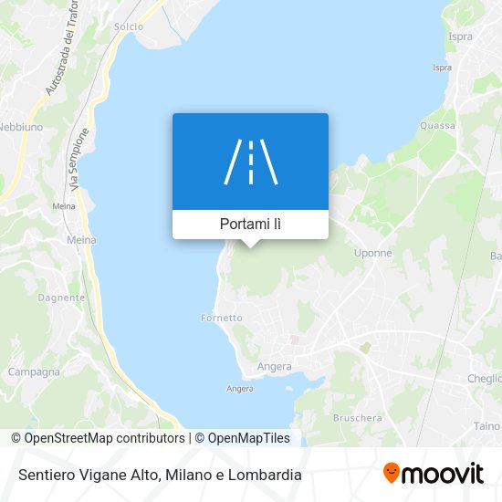 Mappa Sentiero Vigane Alto