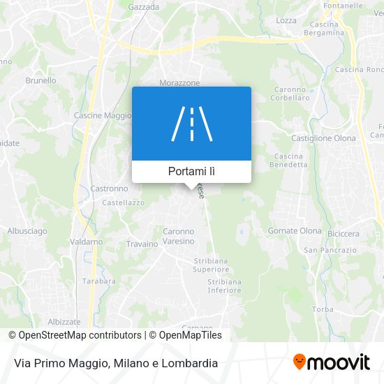 Mappa Via Primo Maggio