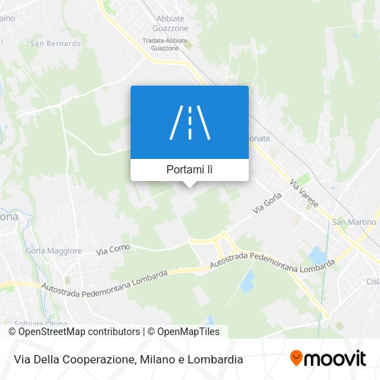 Mappa Via Della Cooperazione
