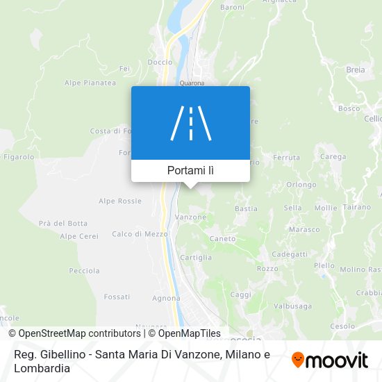 Mappa Reg. Gibellino - Santa Maria Di Vanzone