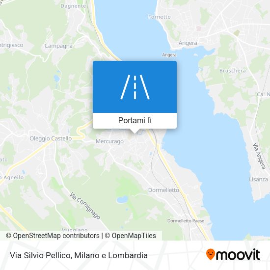 Mappa Via Silvio Pellico