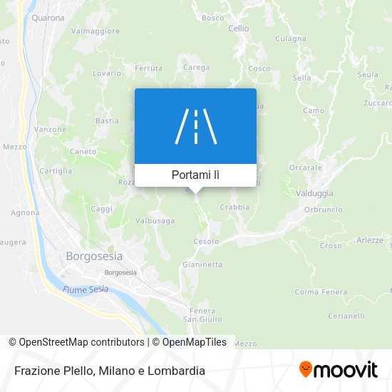 Mappa Frazione Plello