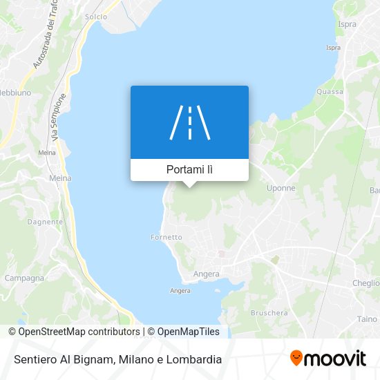 Mappa Sentiero Al Bignam