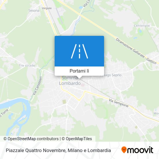 Mappa Piazzale Quattro Novembre