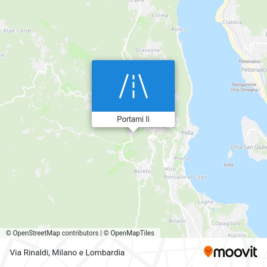 Mappa Via Rinaldi
