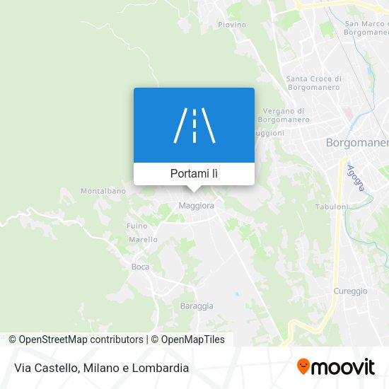 Mappa Via Castello