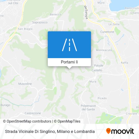 Mappa Strada Vicinale Di Singlino