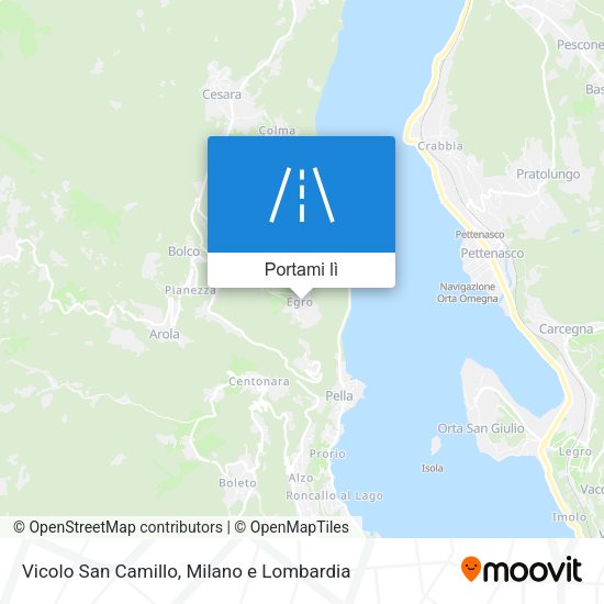 Mappa Vicolo San Camillo
