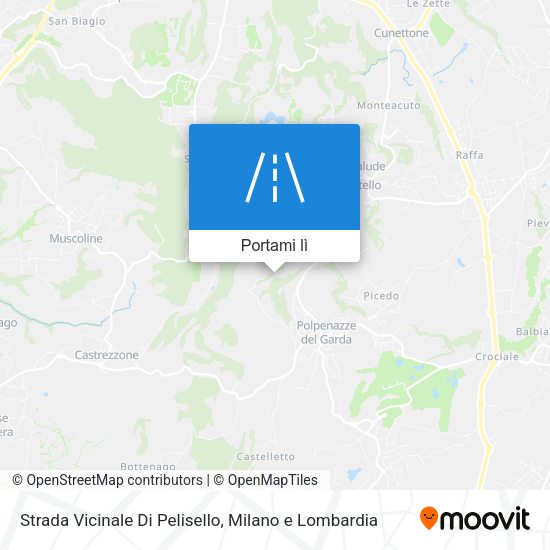 Mappa Strada Vicinale Di Pelisello