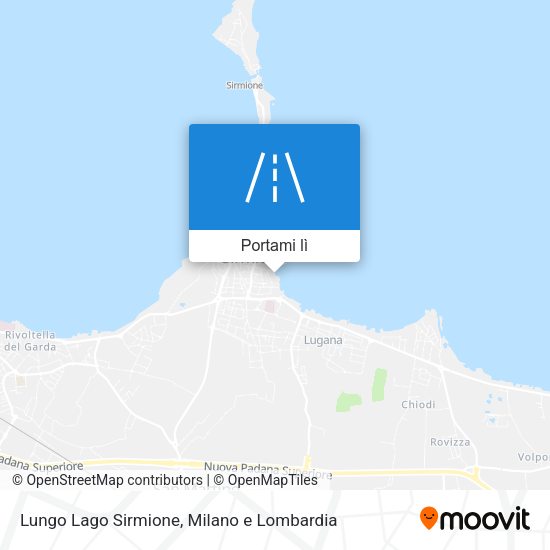 Mappa Lungo Lago Sirmione