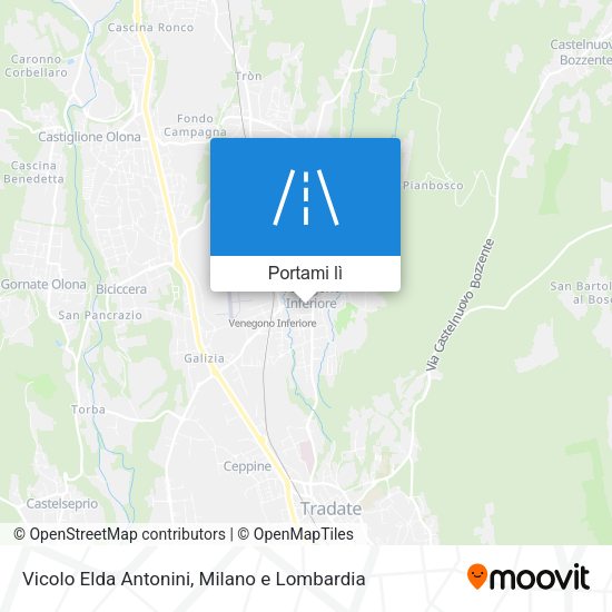 Mappa Vicolo Elda Antonini