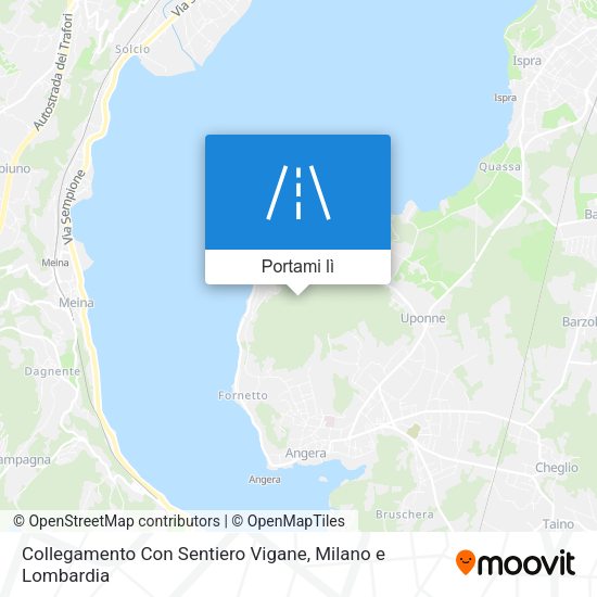 Mappa Collegamento Con Sentiero Vigane