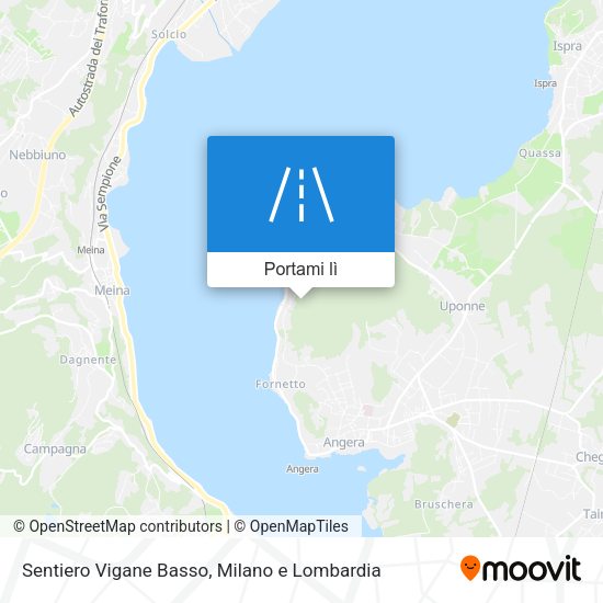 Mappa Sentiero Vigane Basso