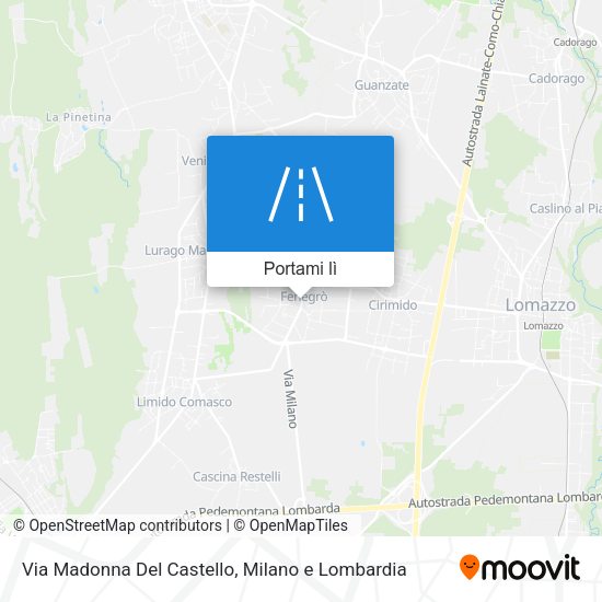 Mappa Via Madonna Del Castello