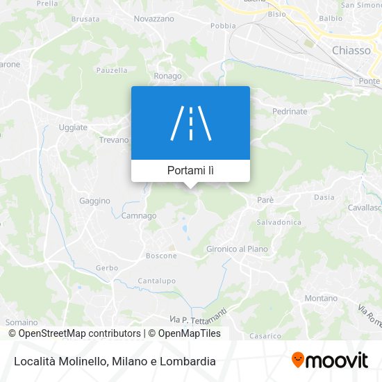 Mappa Località Molinello