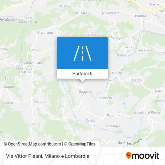 Mappa Via Vittor Pisani