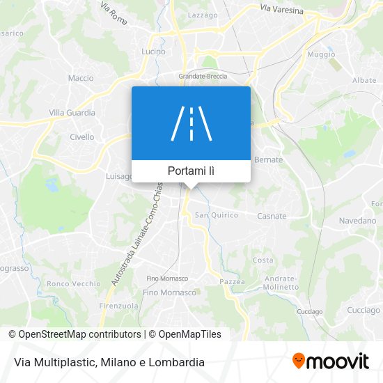 Mappa Via Multiplastic