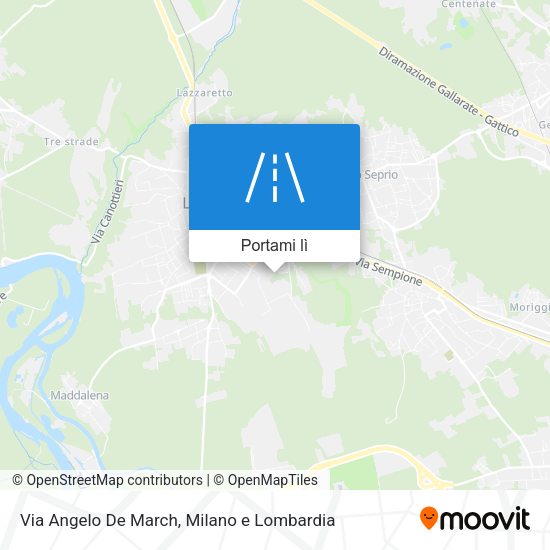 Mappa Via Angelo De March