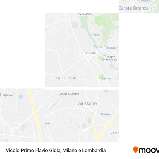 Mappa Vicolo Primo Flavio Gioia