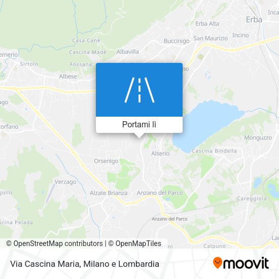 Mappa Via Cascina Maria
