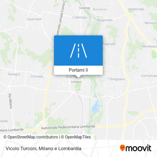 Mappa Vicolo Turconi